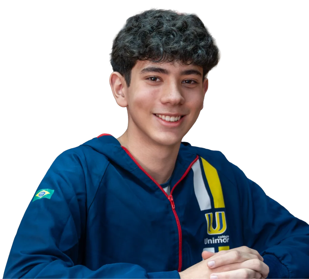 Aluno do Colégio Unimor